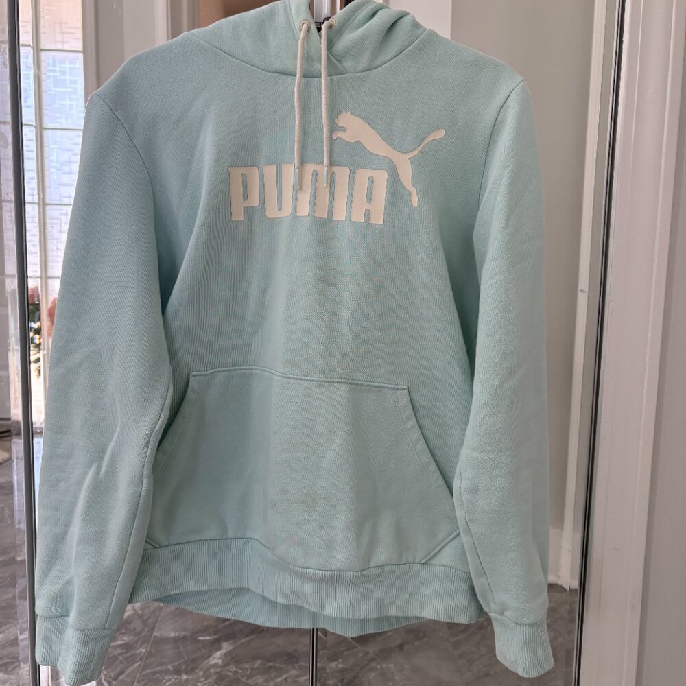Mint Green Women's Puma Hoodie